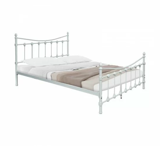 Κρεβάτι Beowulf λευκό μεταλλικό 150x200x102εκ Υλικό: METAL 285-000011 Κρεβάτι Beowulf λευκό μεταλλικό 150x200x102εκ Υλικό: METAL 285-000011