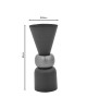 Βάζο Decorasie Inart μαύρο-χρυσό μέταλλο Φ28x65εκ Υλικό: IRON 287-000003 Βάζο Decorasie Inart μαύρο-χρυσό μέταλλο Φ28x65εκ Υλικό: IRON 287-000003