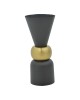 Βάζο Decorasie Inart μαύρο-χρυσό μέταλλο Φ28x65εκ Υλικό: IRON 287-000003 Βάζο Decorasie Inart μαύρο-χρυσό μέταλλο Φ28x65εκ Υλικό: IRON 287-000003