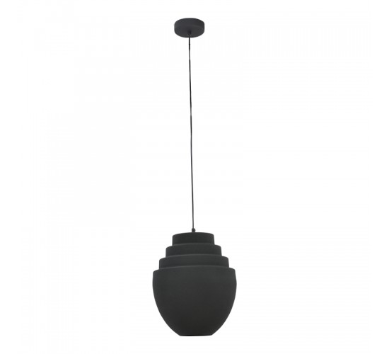 Φωτιστικό οροφής Kelsy Inart E27 μαύρο μέταλλο Φ30x122εκ Υλικό: IRON 287-000012 Φωτιστικό οροφής Kelsy Inart E27 μαύρο μέταλλο Φ30x122εκ Υλικό: IRON 287-000012