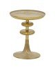 Βοηθητικό τραπέζι Trego I Inart χρυσό-λευκό μέταλλο Φ33x42εκ Υλικό: IRON 287-000021