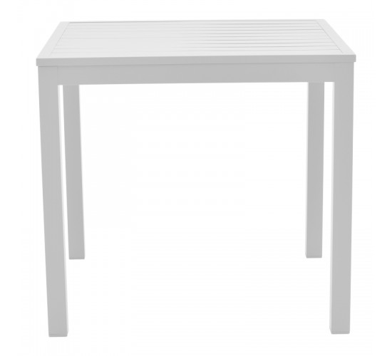 Τραπέζι Kliton αλουμινίου λευκό 80x80x74εκ Υλικό: ALUMINIUM - Alu tube 50*7mm 50*50mm 288-000006 Τραπέζι Kliton αλουμινίου λευκό 80x80x74εκ Υλικό: ALUMINIUM - Alu tube 50*7mm 50*50mm 288-000006