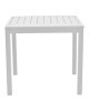 Τραπέζι Kliton αλουμινίου λευκό 80x80x74εκ Υλικό: ALUMINIUM - Alu tube 50*7mm 50*50mm 288-000006 Τραπέζι Kliton αλουμινίου λευκό 80x80x74εκ Υλικό: ALUMINIUM - Alu tube 50*7mm 50*50mm 288-000006