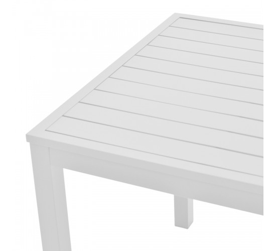 Τραπέζι Kliton αλουμινίου λευκό 80x80x74εκ Υλικό: ALUMINIUM - Alu tube 50*7mm 50*50mm 288-000006 Τραπέζι Kliton αλουμινίου λευκό 80x80x74εκ Υλικό: ALUMINIUM - Alu tube 50*7mm 50*50mm 288-000006