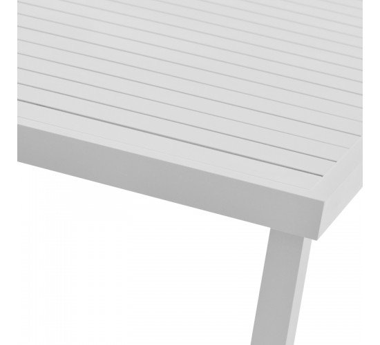 Τραπέζι Kliton αλουμινίου λευκό 150x80x74εκ Υλικό: ALUMINIUM -Alu tube 50*7mm 50*50mm 288-000008 Τραπέζι Kliton αλουμινίου λευκό 150x80x74εκ Υλικό: ALUMINIUM -Alu tube 50*7mm 50*50mm 288-000008