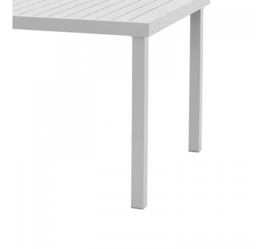 Τραπέζι Kliton αλουμινίου λευκό 150x80x74εκ Υλικό: ALUMINIUM -Alu tube 50*7mm 50*50mm 288-000008 Τραπέζι Kliton αλουμινίου λευκό 150x80x74εκ Υλικό: ALUMINIUM -Alu tube 50*7mm 50*50mm 288-000008