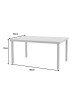 Τραπέζι Kliton αλουμινίου λευκό 150x80x74εκ Υλικό: ALUMINIUM -Alu tube 50*7mm 50*50mm 288-000008 Τραπέζι Kliton αλουμινίου λευκό 150x80x74εκ Υλικό: ALUMINIUM -Alu tube 50*7mm 50*50mm 288-000008