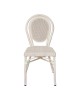 Καρέκλα Nacia στοιβαζόμενη αλουμίνιο-textilene λευκό 45x59x85εκ Υλικό: ALUMINUM-TEXTILENE 289-000023