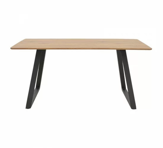 Τραπέζι Winor φυσικό mdf-πόδι μαύρο μεταλλικό 140x80x75εκ Υλικό: MDF-METAL 292-000068 Τραπέζι Winor φυσικό mdf-πόδι μαύρο μεταλλικό 140x80x75εκ Υλικό: MDF-METAL 292-000068