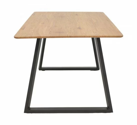 Τραπέζι Winor φυσικό mdf-πόδι μαύρο μεταλλικό 140x80x75εκ Υλικό: MDF-METAL 292-000068 Τραπέζι Winor φυσικό mdf-πόδι μαύρο μεταλλικό 140x80x75εκ Υλικό: MDF-METAL 292-000068