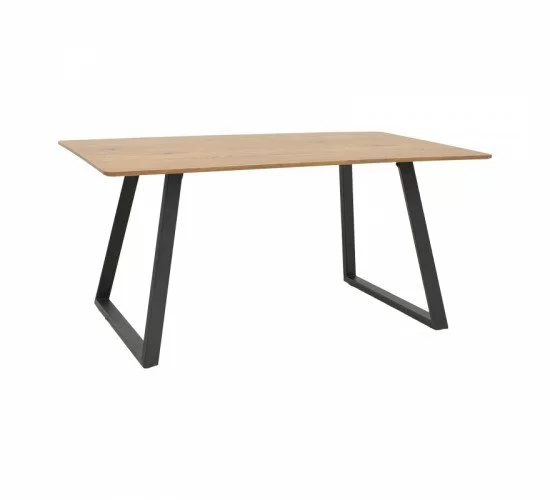 Τραπέζι Winor φυσικό mdf-πόδι μαύρο μεταλλικό 140x80x75εκ Υλικό: MDF-METAL 292-000068 Τραπέζι Winor φυσικό mdf-πόδι μαύρο μεταλλικό 140x80x75εκ Υλικό: MDF-METAL 292-000068