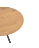 Τραπέζι Xuson φυσικό mdf-πόδι μαύρο μέταλλο Φ80x75εκ Υλικό: MDF-METAL 292-000071 Τραπέζι Xuson φυσικό mdf-πόδι μαύρο μέταλλο Φ80x75εκ Υλικό: MDF-METAL 292-000071