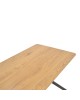 Τραπέζι Nerelis φυσικό mdf και πόδι μαύρο μέταλλο 120x70x75εκ Υλικό: WOOD-METAL 292-000075 Τραπέζι Nerelis φυσικό mdf και πόδι μαύρο μέταλλο 120x70x75εκ Υλικό: WOOD-METAL 292-000075