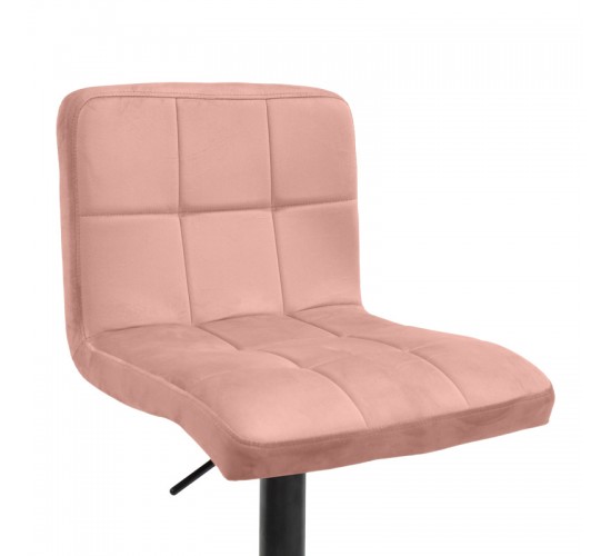 Σκαμπό μπαρ Remina πτυσσόμενο σάπιο μήλο βελούδο-βάση μαύρο μέταλλο 44x44x112εκ Υλικό: METAL-VELVET 292-000117