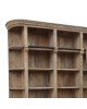 Βιβλιοθήκη Shelvy Inart sonoma μασίφ mango ξύλο 200x40x230εκ Υλικό: MANGO WOOD 293-000003