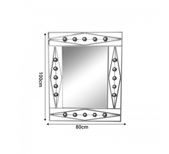 Καθρέπτης Roteron Inart χρυσό μέταλλο 80x2x100εκ Υλικό: METAL 295-000007 Καθρέπτης Roteron Inart χρυσό μέταλλο 80x2x100εκ Υλικό: METAL 295-000007