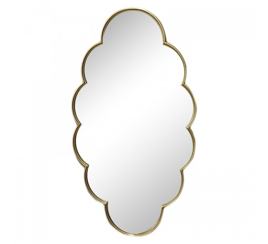 Καθρέπτης Tyko Inart χρυσό μέταλλο 60x3x111εκ Υλικό: METAL 295-000008