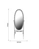 Καθρέπτης Present Inart μαύρο μέταλλο 63.5x50x171εκ Υλικό: METAL 295-000010 Καθρέπτης Present Inart μαύρο μέταλλο 63.5x50x171εκ Υλικό: METAL 295-000010
