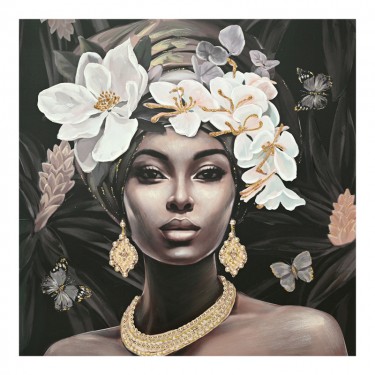 Πίνακας σε καμβά Beauty 3D Inart 100x3x100εκ Υλικό: FIR WOOD - CANVAS 296-000004