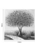 Πίνακας σε καμβά Forestree I 3D Inart 100x3x100εκ Υλικό: FIR WOOD - CANVAS 296-000013