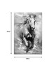 Πίνακας σε καμβά Horse Inart 60x3x90εκ Υλικό: FIR WOOD - CANVAS 296-000031