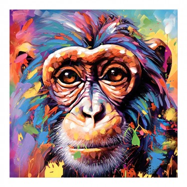 Πίνακας σε καμβά Bano Inart 80x3x80εκ Υλικό: FIR WOOD - CANVAS 296-000032