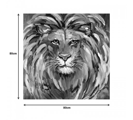 Πίνακας σε καμβά Martin Inart 80x3x80εκ Υλικό: FIR WOOD - CANVAS 296-000033