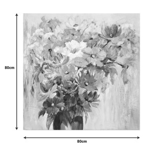 Πίνακας σε καμβά Spino I Inart 80x3x80εκ Υλικό: FIR WOOD - CANVAS 296-000034