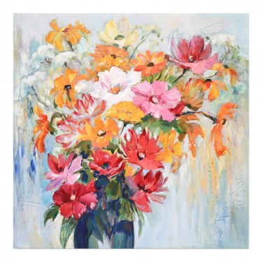 Πίνακας σε καμβά Spino I Inart 80x3x80εκ Υλικό: FIR WOOD - CANVAS 296-000034