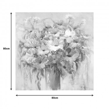 Πίνακας σε καμβά Spino II Inart 80x3x80εκ Υλικό: FIR WOOD - CANVAS 296-000035