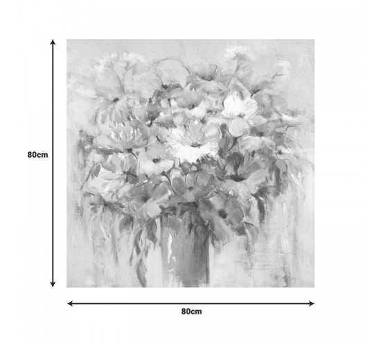 Πίνακας σε καμβά Spino II Inart 80x3x80εκ Υλικό: FIR WOOD - CANVAS 296-000035