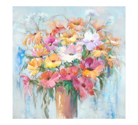 Πίνακας σε καμβά Spino II Inart 80x3x80εκ Υλικό: FIR WOOD - CANVAS 296-000035