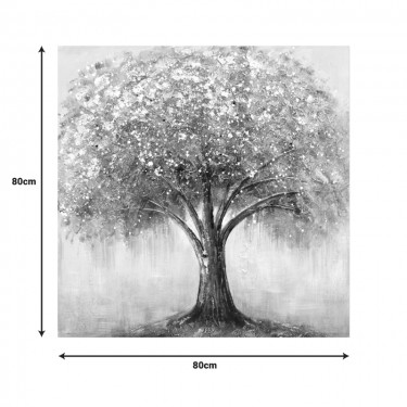 Πίνακας σε καμβά Nator I 3D Inart 80x3x80εκ Υλικό: FIR WOOD - CANVAS 296-000036