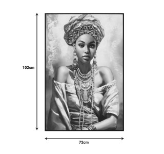 Πίνακας σε καμβά Danniela I 3D Inart 72x4x102εκ Υλικό: FIR WOOD - CANVAS - PS 296-000041