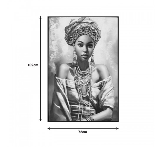 Πίνακας σε καμβά Danniela I 3D Inart 72x4x102εκ Υλικό: FIR WOOD - CANVAS - PS 296-000041