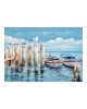 Πίνακας σε καμβά Port Inart 100x3x70εκ Υλικό: FIR WOOD - CANVAS 296-000051