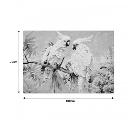 Πίνακας σε καμβά Parote Inart 100x3x70εκ Υλικό: FIR WOOD - CANVAS 296-000053