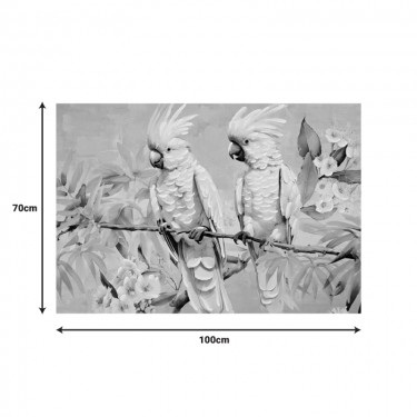 Πίνακας σε καμβά Parote Ι Inart 100x3x70εκ Υλικό: FIR WOOD - CANVAS 296-000054