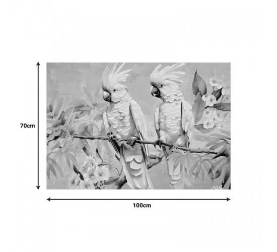 Πίνακας σε καμβά Parote Ι Inart 100x3x70εκ Υλικό: FIR WOOD - CANVAS 296-000054