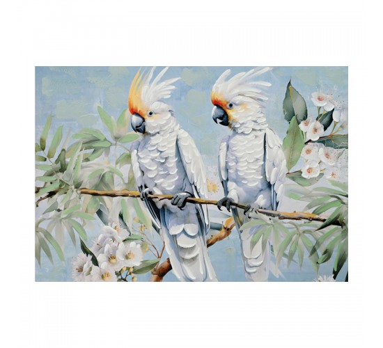 Πίνακας σε καμβά Parote Ι Inart 100x3x70εκ Υλικό: FIR WOOD - CANVAS 296-000054