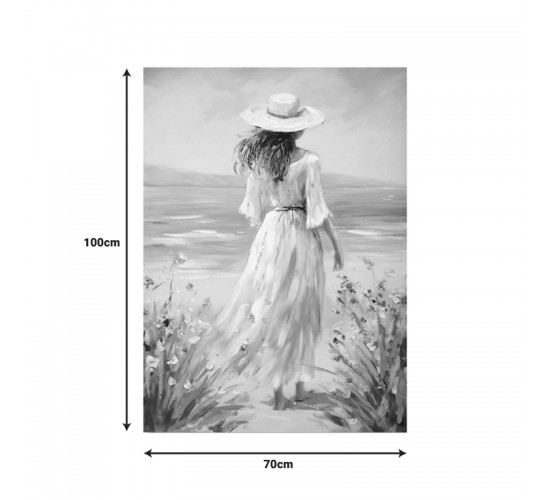 Πίνακας σε καμβά Avra Inart 60x3x90εκ Υλικό: FIR WOOD - CANVAS 296-000055