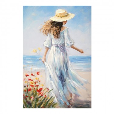 Πίνακας σε καμβά Avra Ι Inart 60x3x90εκ Υλικό: FIR WOOD - CANVAS 296-000056