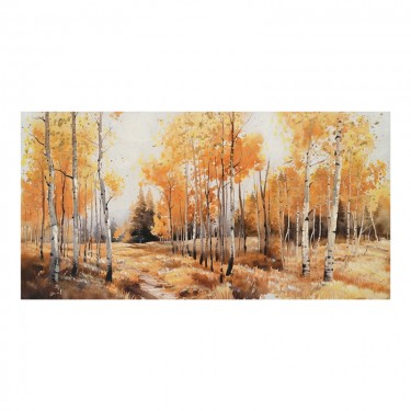 Πίνακας σε καμβά Fortree Ι Inart 120x3x60εκ Υλικό: FIR WOOD - CANVAS 296-000060