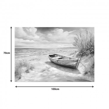 Πίνακας σε καμβά Boato Ι Inart 100x3x70εκ Υλικό: FIR WOOD - CANVAS 296-000066