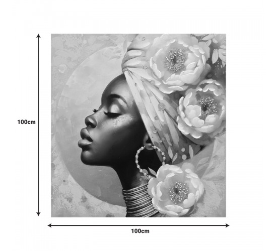 Πίνακας σε καμβά Giara Ι 3D Inart 100x3x100εκ Υλικό: FIR WOOD - CANVAS 296-000070