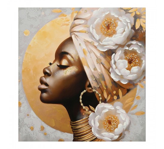 Πίνακας σε καμβά Giara Ι 3D Inart 100x3x100εκ Υλικό: FIR WOOD - CANVAS 296-000070