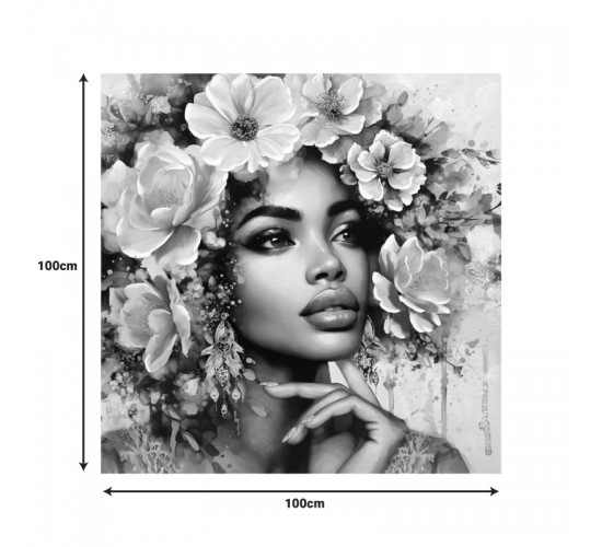 Πίνακας σε καμβά Prima Inart 100x3x100εκ Υλικό: FIR WOOD - CANVAS 296-000071