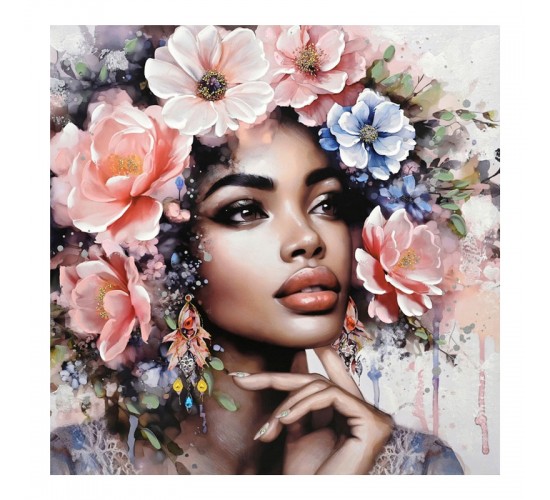 Πίνακας σε καμβά Prima Inart 100x3x100εκ Υλικό: FIR WOOD - CANVAS 296-000071