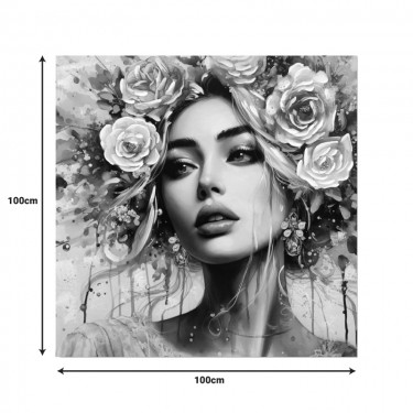 Πίνακας σε καμβά Prima Ι Inart 100x3x100εκ Υλικό: FIR WOOD - CANVAS 296-000072