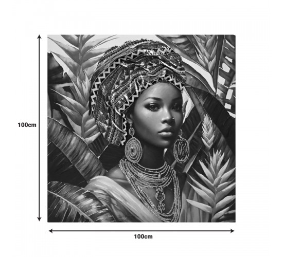 Πίνακας σε καμβά Gangalo 3D Inart 100x3x100εκ Υλικό: FIR WOOD - CANVAS 296-000073